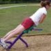 Outdoor Fitness Equipment Parks Trail Back Extension